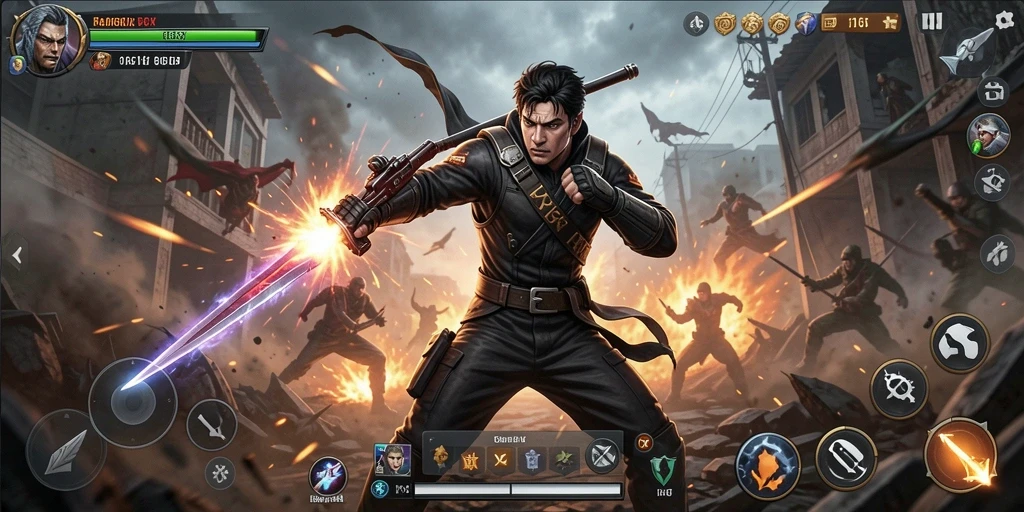 Tampilan gameplay seru dan mendebarkan dalam 116X.