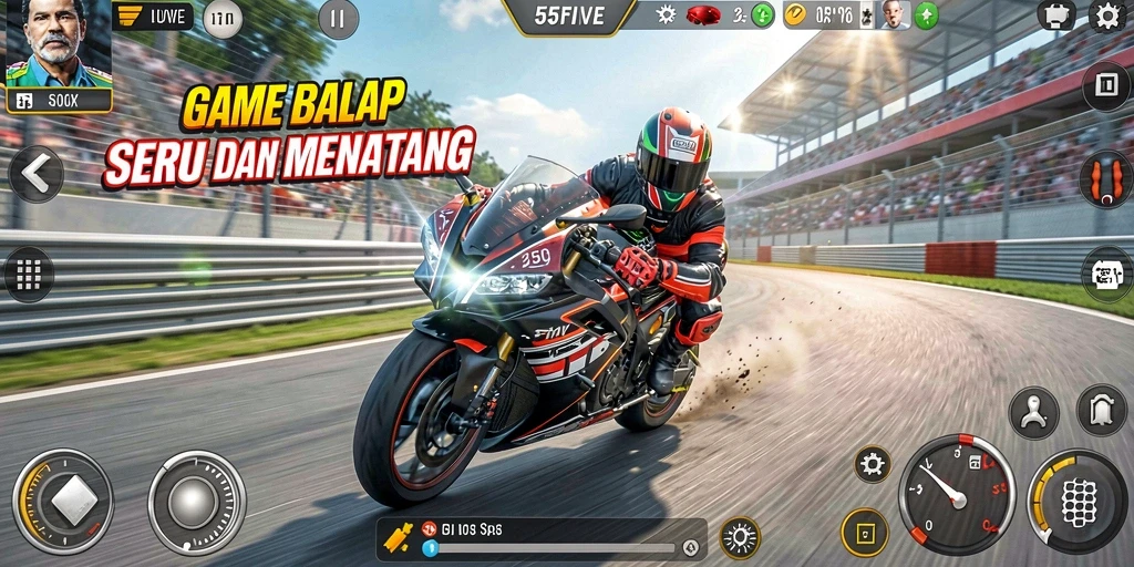 Gameplay seru dan menegangkan di 55FIVE