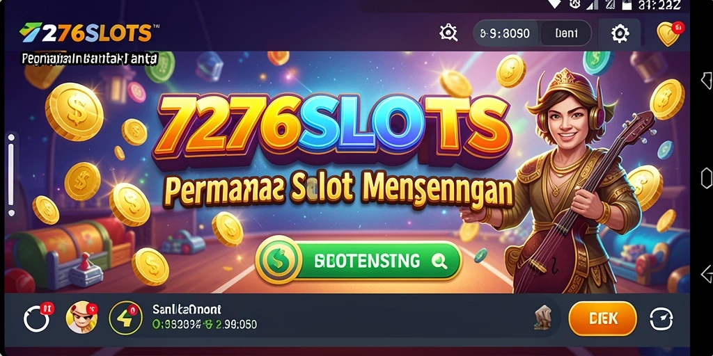 Tangkapan layar permainan 7276SLOTS menampilkan pengalaman slot yang menyenangkan.