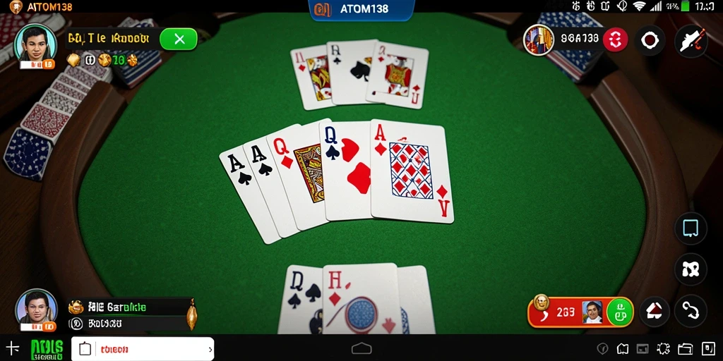 Tampilan gameplay ATOM138 yang menarik dan interaktif.