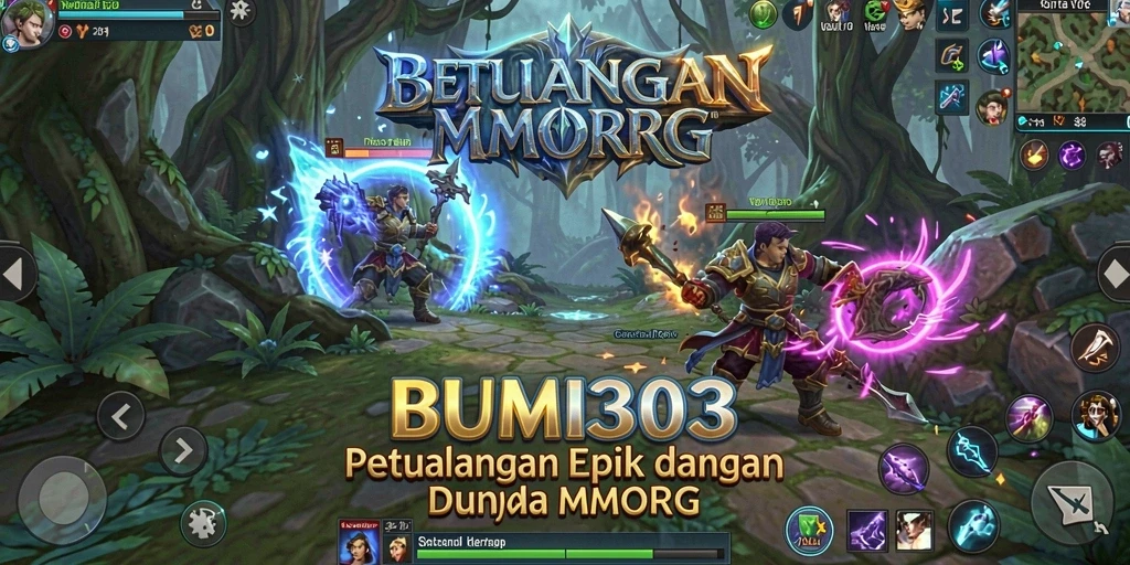 Tangkapan layar gameplay menampilkan aksi pertempuran seru di BUMI303.