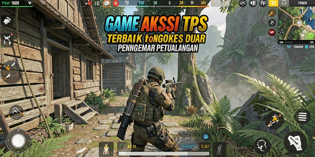 Screenshot FB168 menampilkan aksi menegangkan dalam mode TPS.