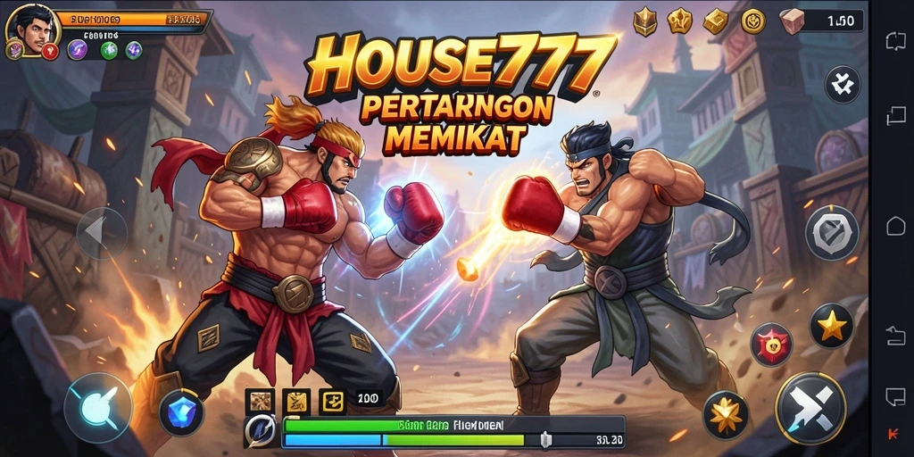 Tampilan pertarungan epik dalam HOUSE777 dengan aksi yang memikat.