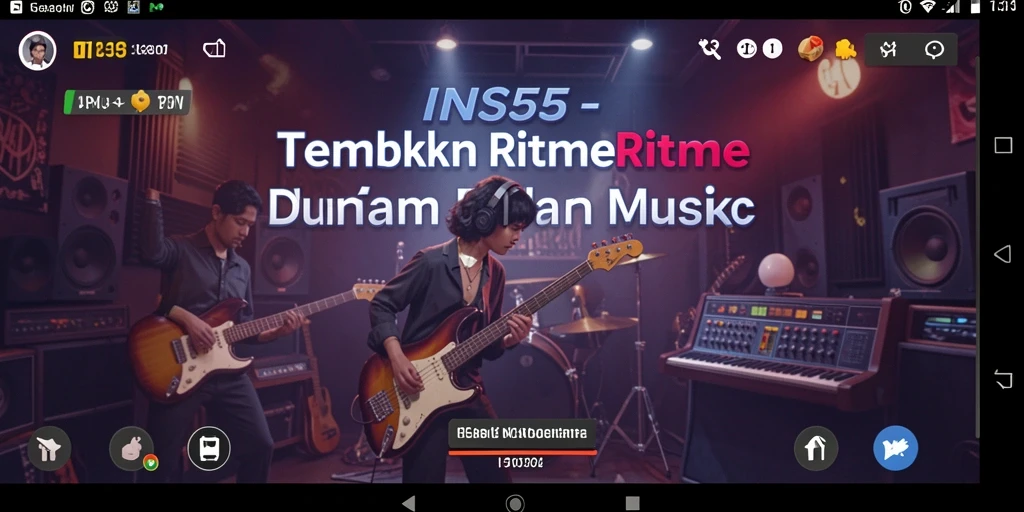 Tampilan gameplay INS55 yang interaktif dan penuh warna.