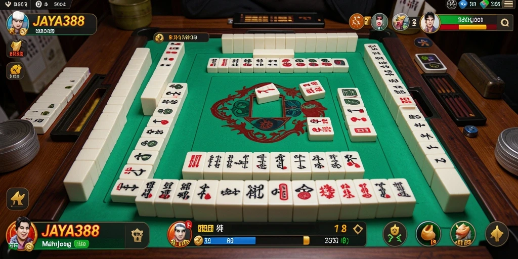 Screenshot utama JAYA388 menampilkan gameplay Mahjong yang mengasyikkan.