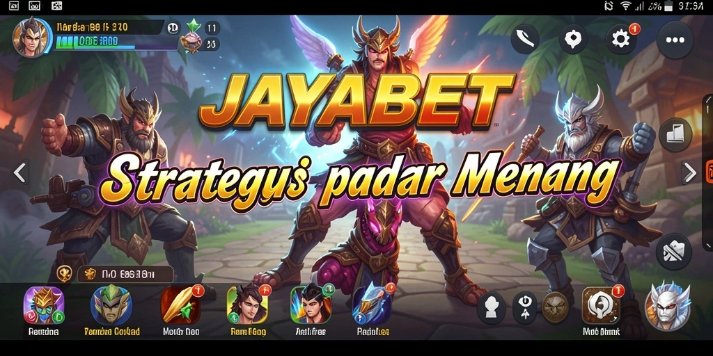 Tampilan seru dari gameplay JAYABET yang strategis.