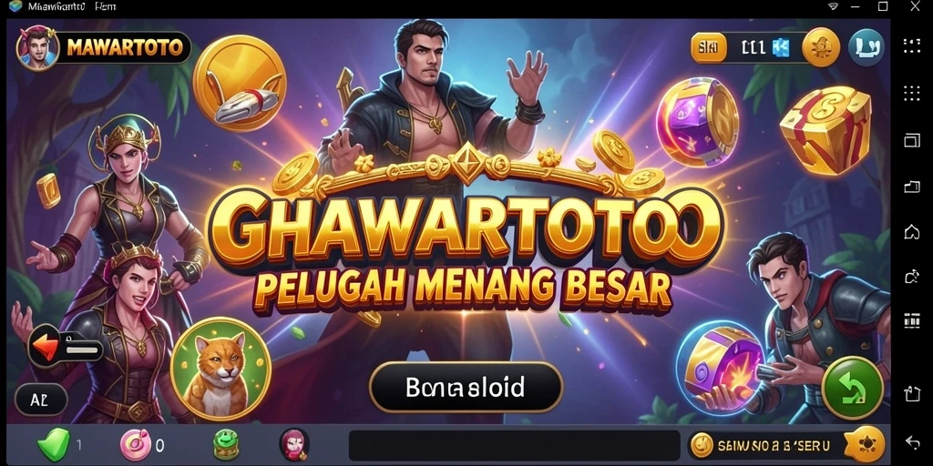 Screenshot gameplay MAWARTOTO menampilkan mesin slot yang menarik dan interaktif.