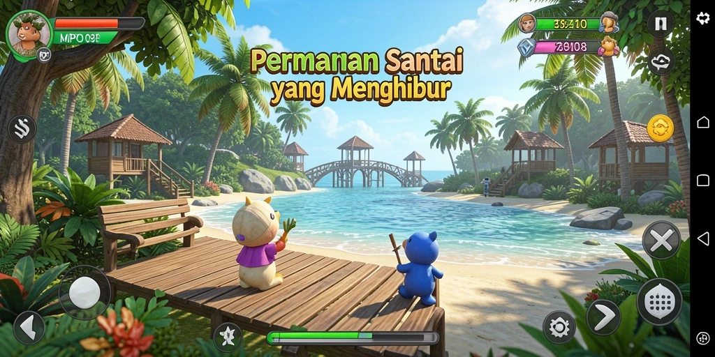 Tangkapan layar MPO08 menunjukkan gameplay menarik dengan berbagai tantangan.