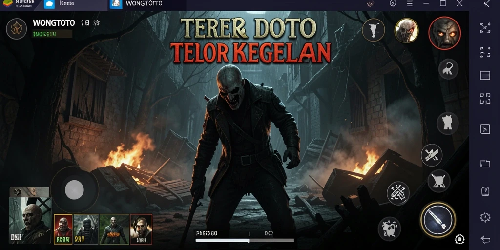Tangkapan layar dari gameplay WONGTOTO yang mencekam dan misterius.