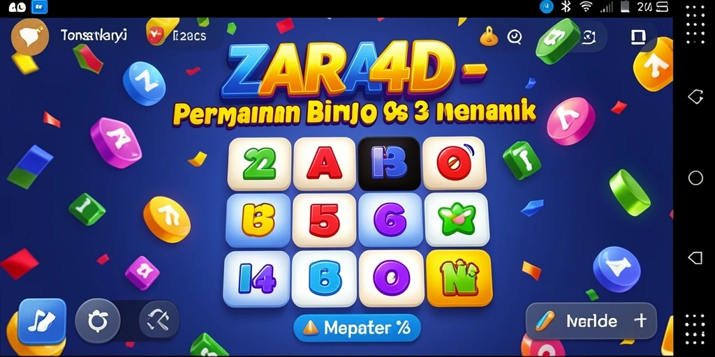 Gameplay ZARA4D yang seru dan interaktif dalam Bingo.